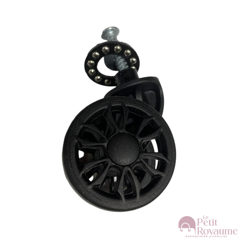 Roues De Valise GUGULUZA – 1 Paire (2 Roues) Avec Vis – Pour Valise Rigide – Modèle GU044 (double Roue)