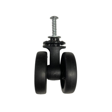Double replacement wheels RDA1 for 4-wheeled hardside or softside luggages, suitable for many brands such as Samsonite, Delsey