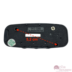 TSA Lock SKE-331B to fix on softside or hardside luggages, suitable for luggages brands
