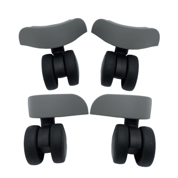 Double replacement wheels JY108S or FHW517 for 4-wheeled hardside luggages, suitable for Samsonite S'cure Cabin