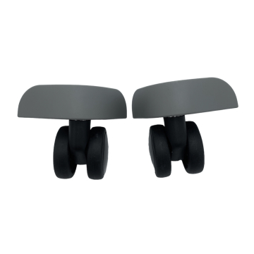 Double replacement wheels JY108S or FHW517 for 4-wheeled hardside luggages, suitable for Samsonite S'cure Cabin