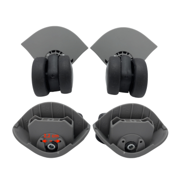 Roulettes doubles SCU JY108S ou FHW517 pour valises rigides à 4 roues, compatibles Samsonite S'cure Cabine