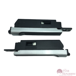 A set of 2 recessed lock 20153025 for hardside luggages