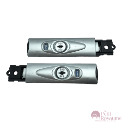 A set of 2 recessed lock B35 for hardside luggages