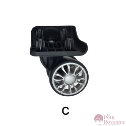 Double replacement wheels D486-doubles for 4-wheeled softside luggages, suitable for many brands such as Samsonite, Delsey