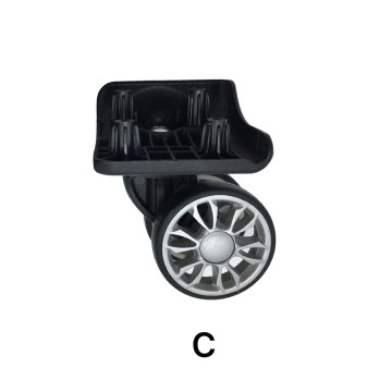 Double replacement wheels D486-doubles for 4-wheeled softside luggages, suitable for many brands such as Samsonite, Delsey