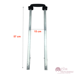 Lugagge Telescopic Handle TTS04 (57cmx15cm) suitable for Samsonite