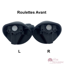 Roulettes simples pour valises rigides compatibles avec Samsonite Termo