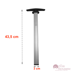 Lugagge Telescopic Handle Tige (43,5cm x 3cm) suitable for Samsonite Lite Shock 55cm