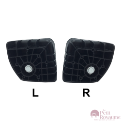 Double replacement wheels FHW601E for 4-wheeled hardside luggages, suitable for Samsonite