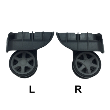 Roulettes doubles FHW601E pour valises rigides, compatibles avec Samsonite