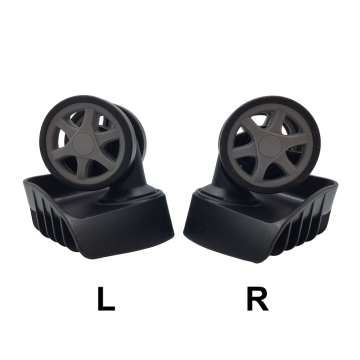 Roulettes doubles FHW601E pour valises rigides, compatibles avec Samsonite