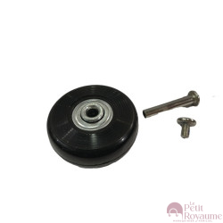 Single replacement wheels RSA5 for 4-wheeled softside and hardside luggages, suitable for many brands