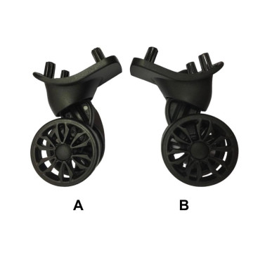 Double replacement wheels 6cm D367, JD-1297 for 4-wheeled softside luggages, suitable for many brands such as Samsonite, Delsey