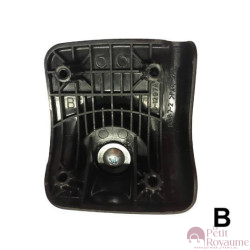 Double replacement wheels 6cm D367, JD-1297 for 4-wheeled softside luggages, suitable for many brands such as Samsonite, Delsey