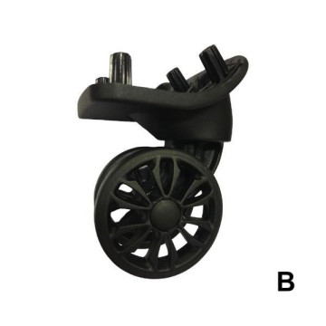 Double replacement wheels 6cm D367, JD-1297 for 4-wheeled softside luggages, suitable for many brands such as Samsonite, Delsey