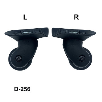 Single replacement wheels D-256 or JL-CO92 for 4-wheeled hardside luggages, suitable for Samsonite Cosmolite and Bright Light