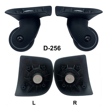 Single replacement wheels D-256 or JL-CO92 for 4-wheeled hardside luggages, suitable for Samsonite Cosmolite and Bright Light