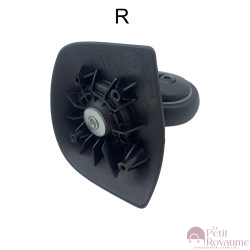 Single replacement wheels D-256 or JL-CO92 for 4-wheeled hardside luggages, suitable for Samsonite Cosmolite and Bright Light