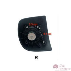Single replacement wheels D-256 or JL-CO92 for 4-wheeled hardside luggages, suitable for Samsonite Cosmolite and Bright Light