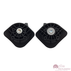Double replacement wheels T103C or D531 for 4-wheeled hardside luggages, suitable for American Tourister AT Primo
