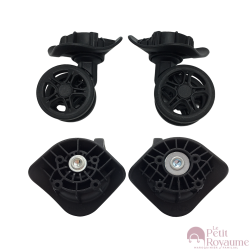 Double replacement wheels T103C or D531 for 4-wheeled hardside luggages, suitable for American Tourister AT Primo