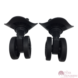 Double replacement wheels T103C or D531 for 4-wheeled hardside luggages, suitable for American Tourister AT Primo
