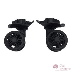 Double replacement wheels T103C or D531 for 4-wheeled hardside luggages, suitable for American Tourister AT Primo