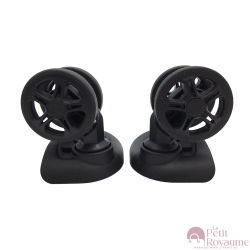 Double replacement wheels T103C or D531 for 4-wheeled hardside luggages, suitable for American Tourister AT Primo
