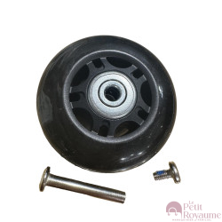Single replacement wheels RSA7 for 4-wheeled softside and hardside luggages, suitable for many brands
