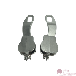 Lot de 2 Tirettes GM avec curseurs TAC-H compatibles valises rigides ou toiles Samsonite, Delsey et d'autres marques