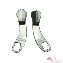 Set of 2 Zipper pulls TAC-B for hardshell or softshell suitcases suitable for Samsonite, Delsey and other brands