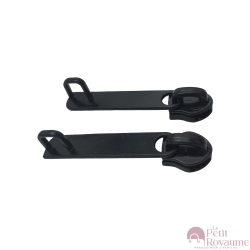 Set of 2 Zipper pulls TAC-C for hardshell or softshell suitcases suitable for Samsonite, Delsey and other brands