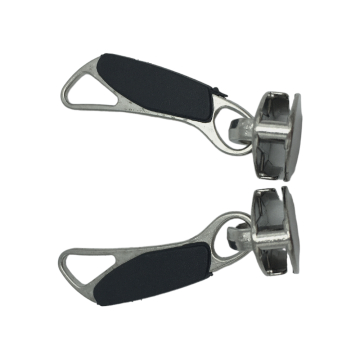 Set of 2 Zipper pulls TAC-F for hardshell or softshell suitcases suitable for Samsonite, Delsey and other brands