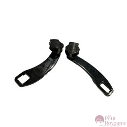 Set of 2 Zipper pulls TAC-G for hardshell or softshell suitcases suitable for Samsonite, Delsey and other brands