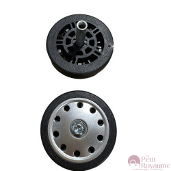 Double replacement wheels AD-A6cm for 4-wheeled hardside luggages, suitable for Delsey