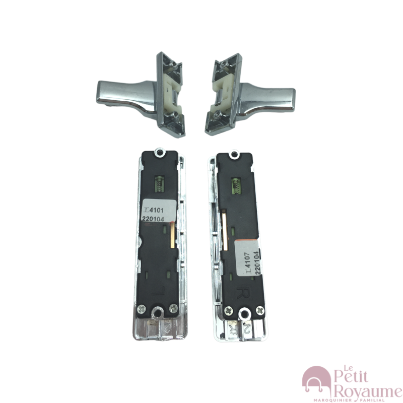 Lot de 2 serrures SC01 encastrées à clé pour valises rigides, compatibles avec valises Samsonite