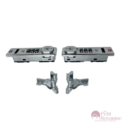 A set of 2 recessed lock SC01 for hardside luggages