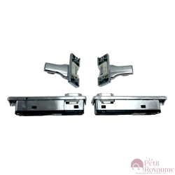 A set of 2 recessed lock SC01 for hardside luggages