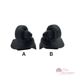 Single replacement wheels Bon Air A-132 or JX9054 for 4-wheeled hardside luggages, suitable for American Tourister Bon Air