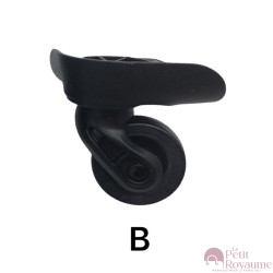 Single replacement wheels Bon Air A-132 or JX9054 for 4-wheeled hardside luggages, suitable for American Tourister Bon Air