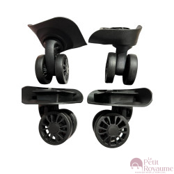 Double replacement wheels A-132 for 4-wheeled hardside luggages, suitable for American Tourister