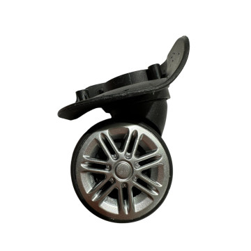 Roulettes doubles w049/ A-23bis pour valises rigides à 4 roues, compatibles valises Delsey et d'autres marques