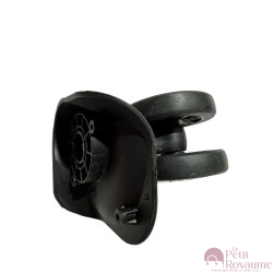 Double replacement wheel w049/A-23bis for 4-wheeled hardside luggages, suitable for Delsey