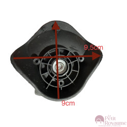 Double replacement wheel w049/A-23bis for 4-wheeled hardside luggages, suitable for Delsey