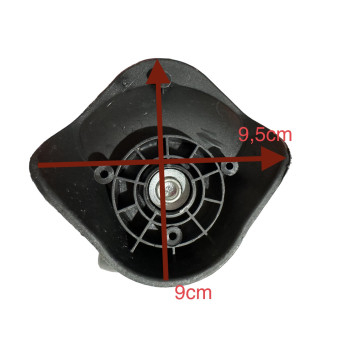 Double replacement wheel w049/A-23bis for 4-wheeled hardside luggages, suitable for Delsey