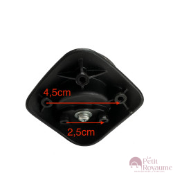 Single replacement wheels OU1218.215 for 4-wheeled hardside luggages are suitable for Samsonite Light Shock 55cm