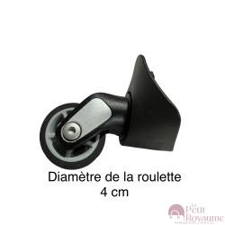 Single replacement wheels OU1218.215 for 4-wheeled hardside luggages are suitable for Samsonite Light Shock 55cm