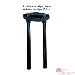 Tige télescopique avec poignée complète compatible valise Samsonite ou Delsey cabine