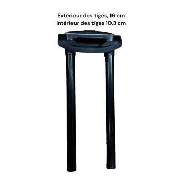 Tige télescopique avec poignée complète compatible valise Samsonite ou Delsey cabine